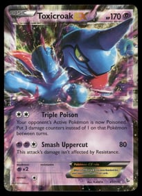 Toxicroak EX XY - Flashfire #41/106 Holo Pokemon Card
