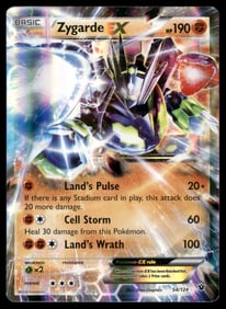 Zygarde EX XY - Fates Collide #54/124 Holo Pokemon Card