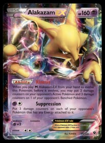 Alakazam EX XY - Fates Collide #25/124 Holo Pokemon Card