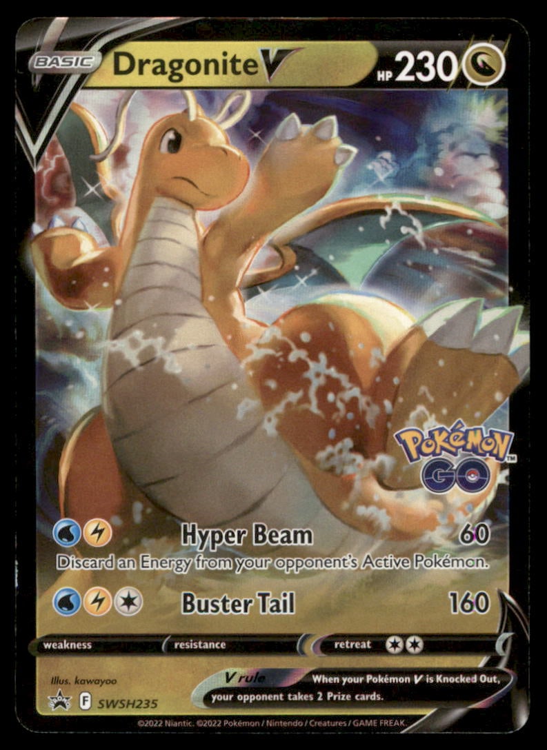 Dragonite V SWSH: Sword & Shield Promo Cards #SWSH235 Holo Pokemon Card (1 of 2)