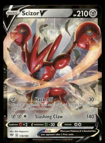 Scizor V SWSH03: Darkness Ablaze #118/189 Holo Pokemon Card