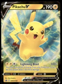 Pikachu V SWSH: Sword & Shield Promo Cards #SWSH198 Holo Pokemon Card