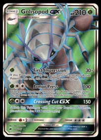 Golisopod GX (Full Art) SM - Burning Shadows #129/147 Holo Pokemon Card
