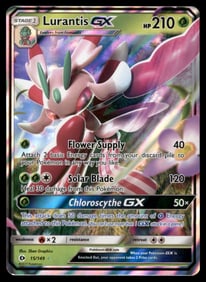 Lurantis GX SM Base Set #15/149 Holo Pokemon Card