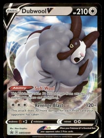 Dubwool V SWSH: Sword & Shield Promo Cards #SWSH049 Holo Pokemon Card