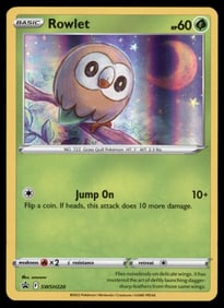 Rowlet Miscellaneous Cards & Products #SWSH220 Holo Pokemon Card