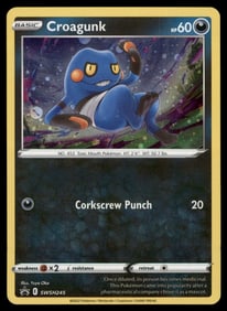 Croagunk SWSH: Sword & Shield Promo Cards #SWSH245 Holo Pokemon Card