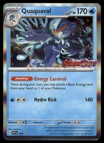 Quaquaval SV: Scarlet & Violet Promo Cards #005 Holo Pokemon Card