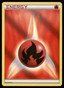 Fire Energy (2011 Unnumbered) League & Championship Cards # Holo Pokemon Card