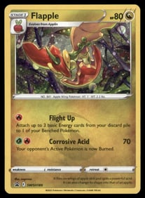Flapple SWSH: Sword & Shield Promo Cards #SWSH189 Holo Pokemon Card
