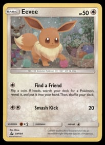 Eevee SM Promos #SM184 Holo Pokemon Card