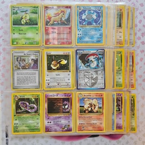 LOT OF 144 ALL VTG HOLO POKEMON CARDS