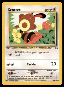 Sentret Neo Discovery #63/75 1st. ED. Pokemon Card