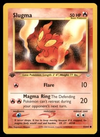 Slugma Neo Revelation #53/64 1st. ED. Pokemon Card