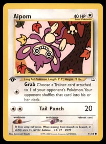 Aipom Neo Revelation #41/64 1st. ED. Pokemon Card