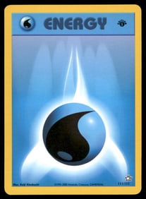 Water Energy Neo Genesis #111/111 1st. ED. Pokemon Card