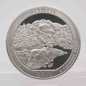 2002 American Proof Silver Quarter ATB Olympic