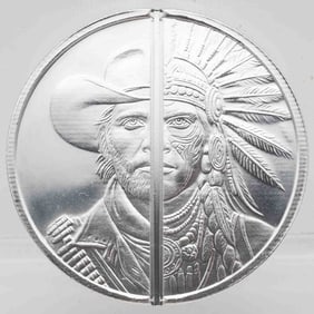 Elemetal Western Warrior 1oz Divisible Silver Round