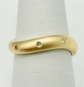 Natural Diamond Ring,14KT Yellow Gold # 2588