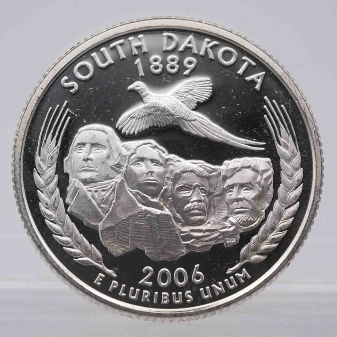 2006 American Proof Silver Quarter South Dakota: MLC01183 Shipping: Buyer-arranged shipping: estimated cost: starts at $14.5, Plus $1 dollar for every $100 in value. Signature confirmation is recommended for high value invoice at cost of $5.5. Pleas