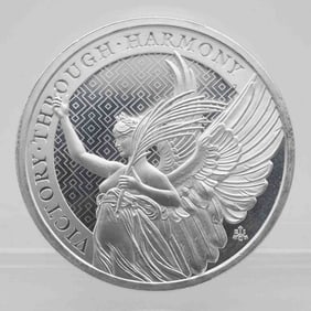 2021 St. Helena Victory Through Harmony 1oz Silver Coin