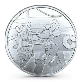Steamboat Willie 1oz Silver Round