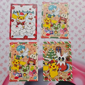 4 JAPANESE POKEMON CENTER EXCLUSIVE TWINKLE WINTER VACATION