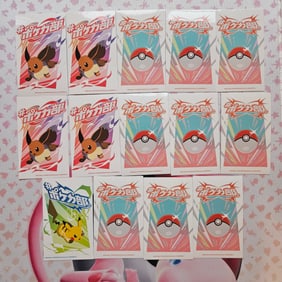 JAPANESE POKEMON CENTER EXCLUSIVE CARDS