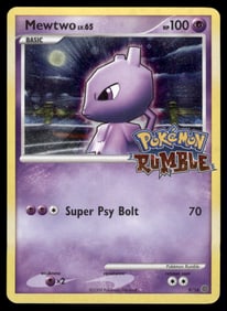 Mewtwo Rumble #9 Holo Pokemon Card