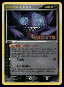 Sableye Deoxys #23/107 Holo Pokemon Card