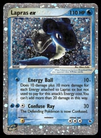 Lapras ex Ruby and Sapphire #99/109 Holo Pokemon Card