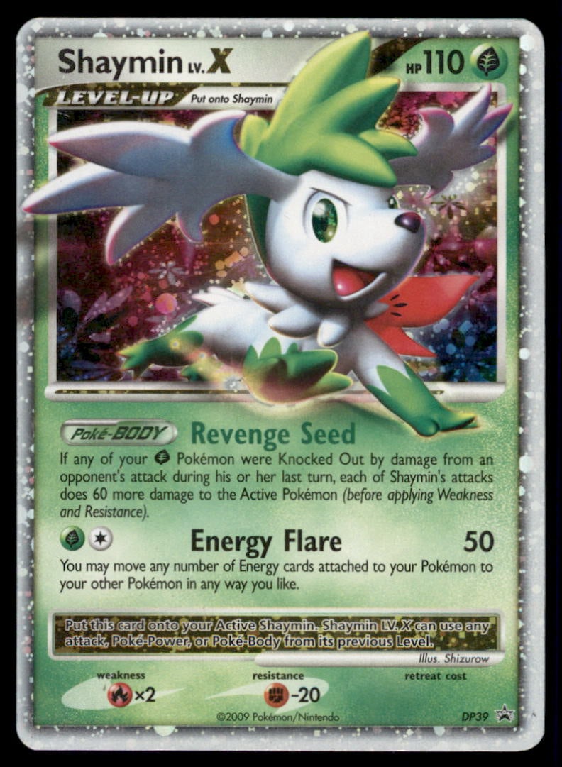 Shaymin LV.X Diamond and Pearl Promos #DP39 Holo Pokemon Card (1 of 2)