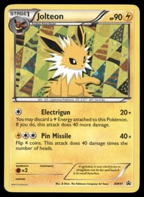 Jolteon Black and White Promos #BW91 Holo Pokemon Card