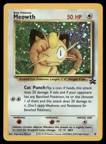 Meowth WoTC Promo #10/53 Holo Pokemon Card