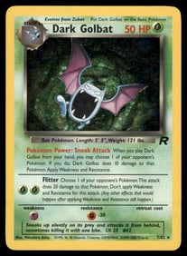 Dark Golbat (7) Team Rocket #07/82 Holo Pokemon Card