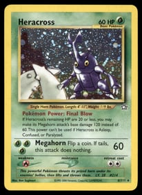 Heracross Neo Genesis #006/111 Holo Pokemon Card