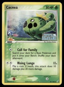 Cacnea Crystal Guardians #47/100 Holo Pokemon Card