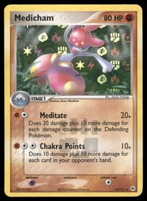 Medicham Hidden Legends #10/101 Holo Pokemon Card