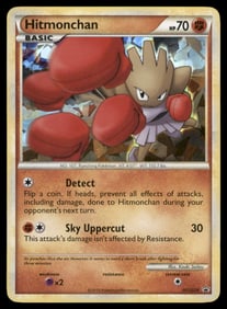 Hitmonchan HGSS Promos #HGSS24 Holo Pokemon Card