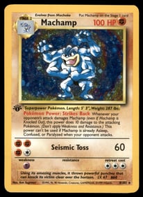 Machamp Deck Exclusives #008/102 Holo Pokemon Card