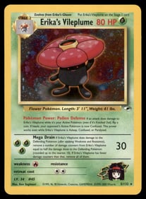 Erika's Vileplume Gym Heroes #005/132 Holo Pokemon Card