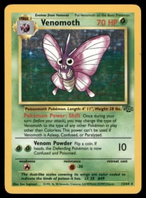 Venomoth (13) Jungle #13/64 Holo Pokemon Card