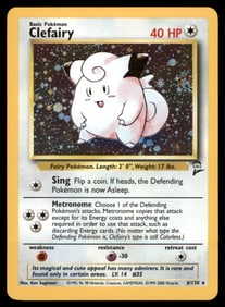 Clefairy Base Set 2 #006/130 Holo Pokemon Card