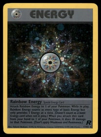 Rainbow Energy (17) Team Rocket #17/82 Holo Pokemon Card
