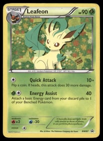 Leafeon Black and White Promos #BW87 Holo Pokemon Card