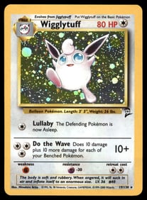 Wigglytuff Base Set 2 #019/130 Holo Pokemon Card