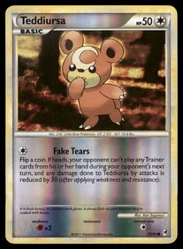 Teddiursa Call of Legends #73/95 Holo Pokemon Card