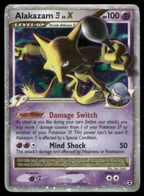 Alakazam E4 Lv.X Rising Rivals #103/111 Holo Pokemon Card
