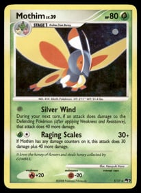 Mothim POP Series 7 #005/017 Holo Pokemon Card