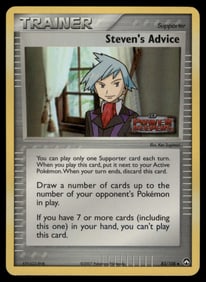 Steven's Advice Power Keepers #83/108 Holo Pokemon Card